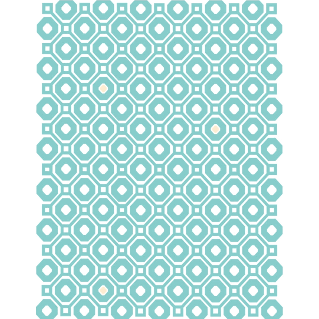 Yia Yia's Turquiose Kentima Microfiber Duvet Cover