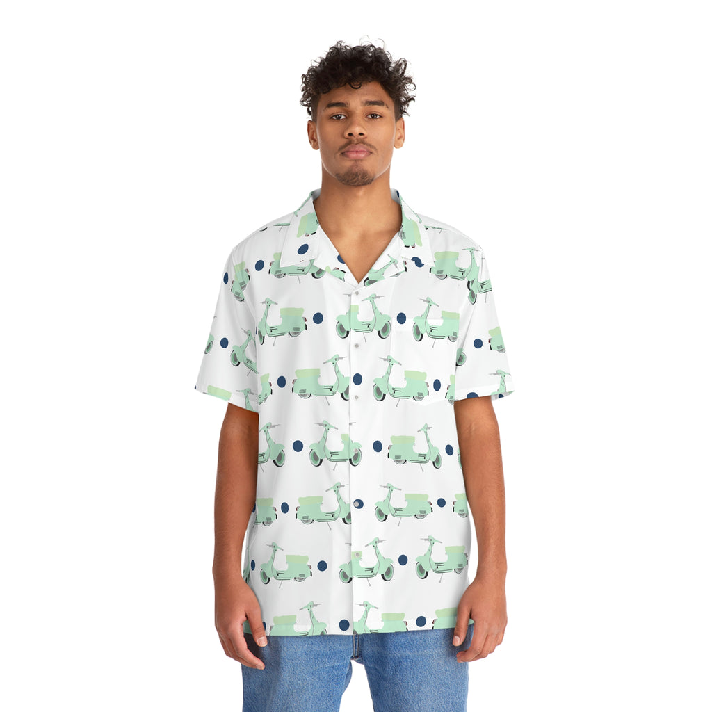 Leros Vespa Men's Hawaiian Shirt