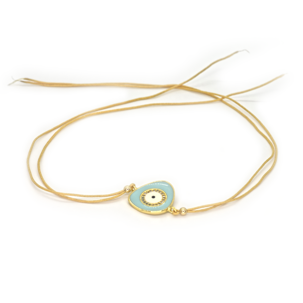 Elegant Eye Gold Women's Bracelet