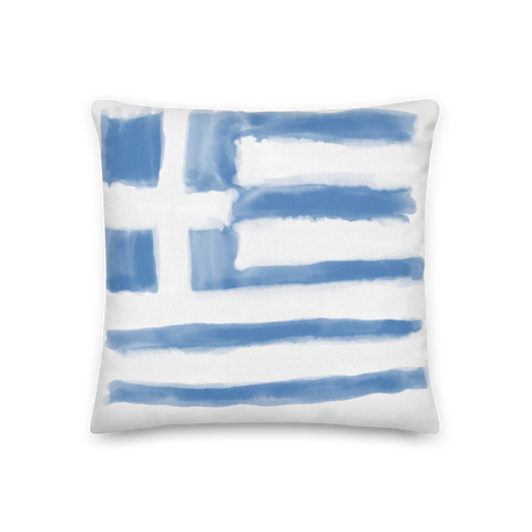 Hellas Water-colour Premium Pillow