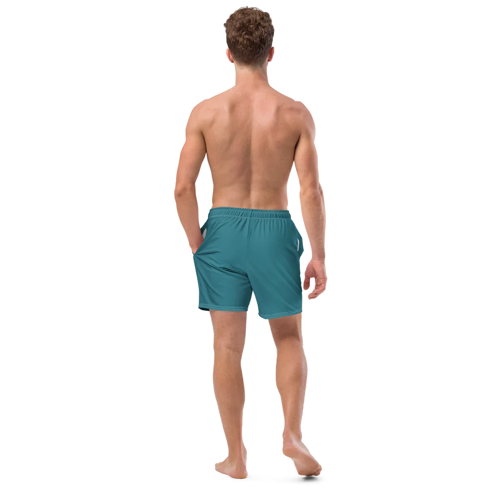 Leros Diving Academy 1991 Turquoise Men's swim trunks