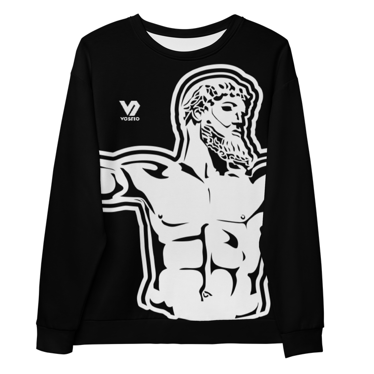 Zeus Black Unisex Sweatshirt