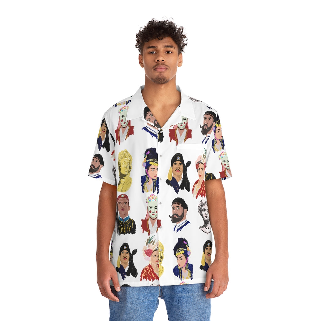 Greek Head Shots Hawaiian Shirt