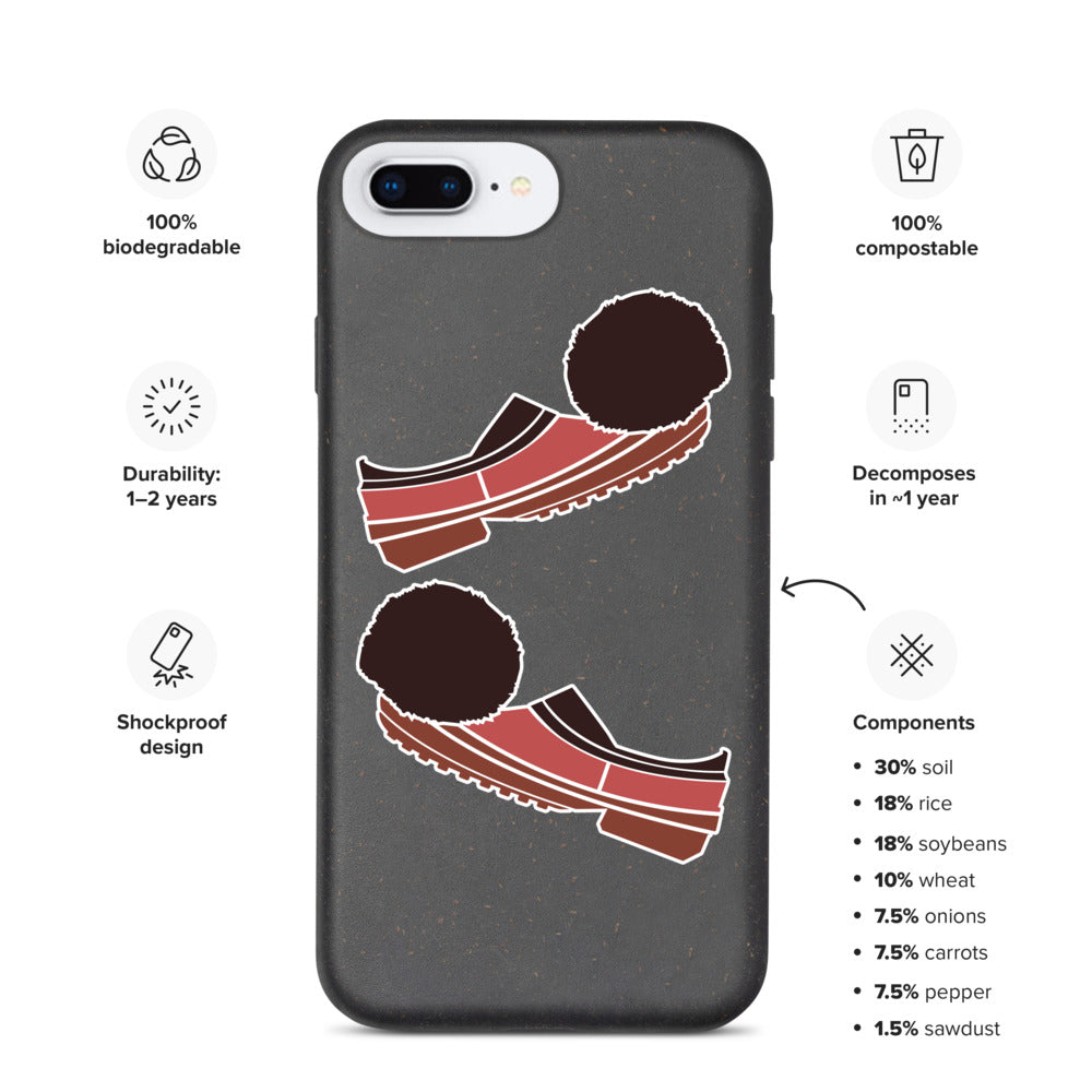 If The Shoe Fits Biodegradable phone case