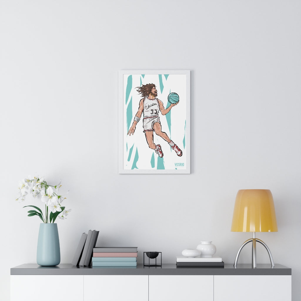 His Airness Premium Framed Vertical Poster