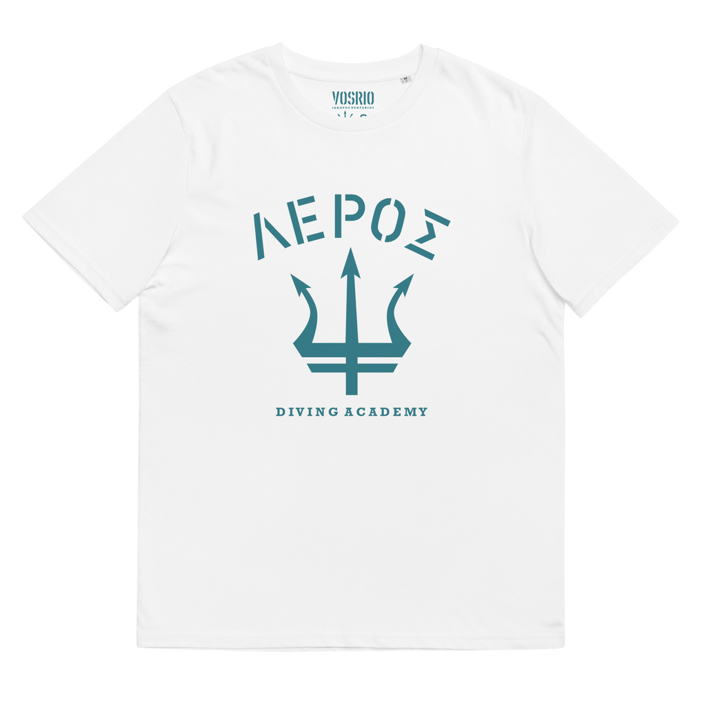 Leros Diving Academy 1991 Unisex organic cotton t-shirt