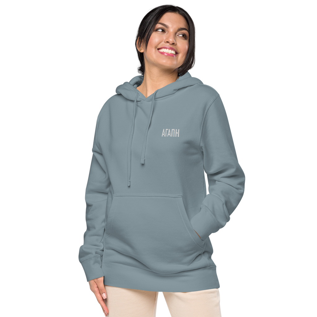 Agapi VOSRIO Unisex pigment dyed hoodie
