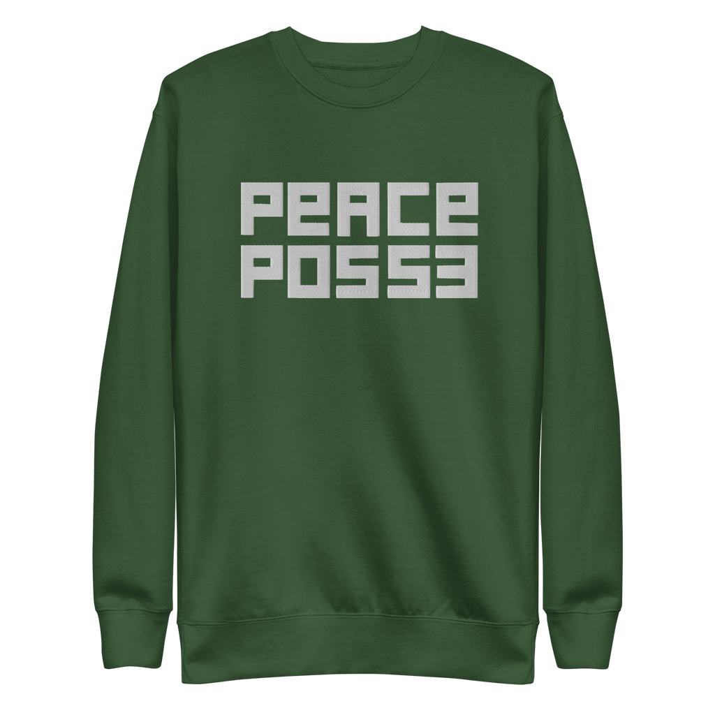 Peace Posse Embroidered Unisex Premium Sweatshirt