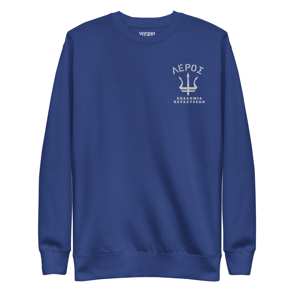 Leros Diving Academy 1991 Unisex Premium Embroidered Sweatshirt