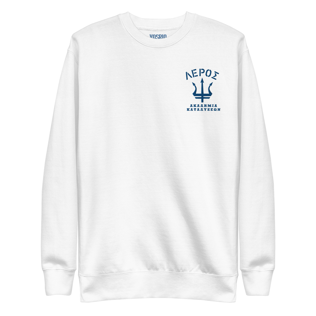 Leros Diving Academy 1991 Unisex Premium Embroidered Sweatshirt