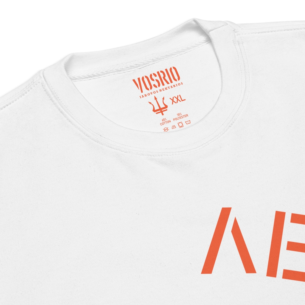 Leros Diving Academy 1991 Orange Logo Unisex Premium Sweatshirt