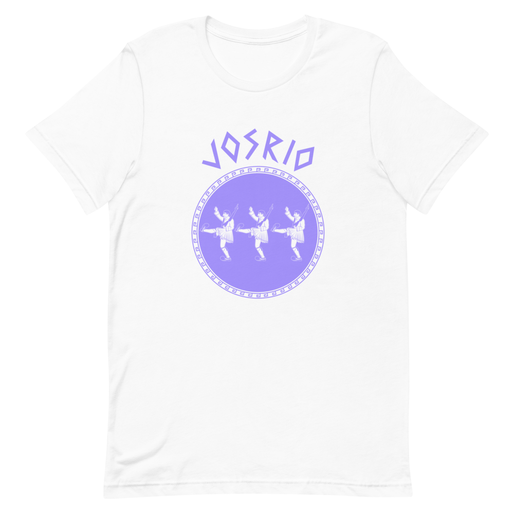 Monastiraki Violet Short-Sleeve Unisex T-Shirt
