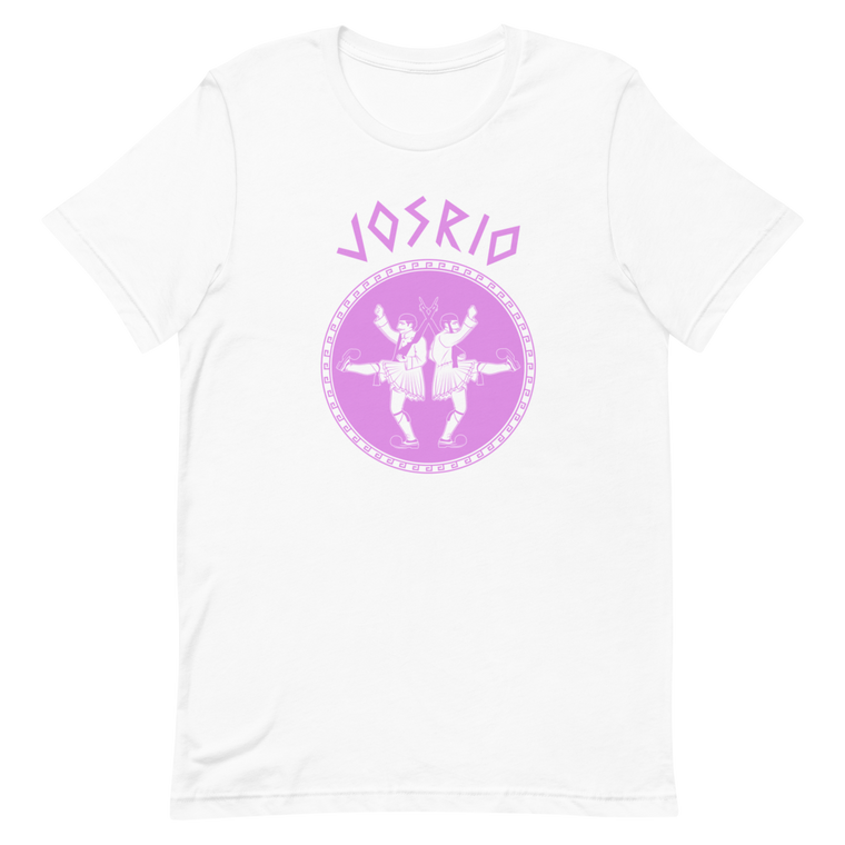 Monastiraki Pink Short-Sleeve Unisex T-Shirt