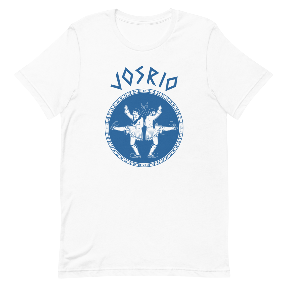 Monastiraki Navy Short-Sleeve Unisex T-Shirt